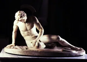 Dying Prints: Dying Gaul, Roman copy in marble of a Greek original in bronze