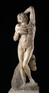 Slave Trade Prints: The Dying Slave, 1513-1515. Artist: Michelangelo Buonarroti