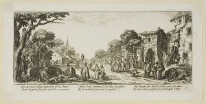 Callot Jacques Prints: Dying Soldiers by the Roadside