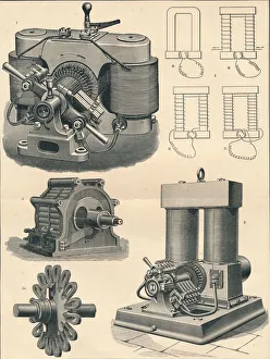 Power Generation Prints: Dynamos, c19th century