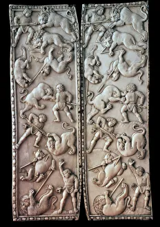 Dyptychon with Circus scenes, 5th century