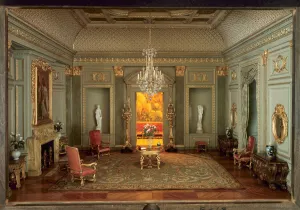 Fireplace Prints: E-18: French Salon of the Louis XIV Period, 1660-1700, United States, c. 1937