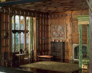 Jacobean Gallery: E-2: English Bedchamber of the Jacobean or Stuart Period, 1603-88, United States, c. 1937
