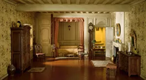 Beams Gallery: E-22: French Provincial Bedroom of the Louis XV Period, 18th Century, United States, c