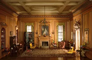Chandelier Collection: E-7: English Drawing Room of the Early Georgian Period, 1730s, United States, c. 1937