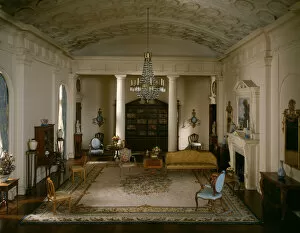 Sitting Room Gallery: E-9: English Drawing Room of the Georgian period, 1770-1800, United States, c. 1937