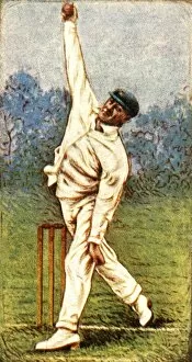 Wicket Gallery: E. A. MacDonald (Lancashire), 1928. Creator: Unknown