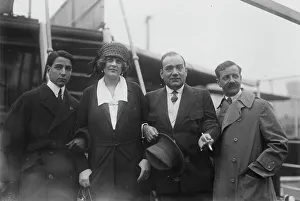 E Caruso Prints: E. Caruso Jr. Caruso & wife, G. Setti, between c1915 and c1920. Creator: Bain News Service