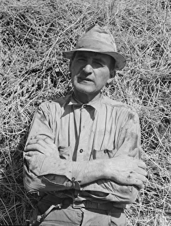 E. E. Botner, FSA borrower, Nyssa Heights, Malheur County, Oregon, 1939. Creator: Dorothea Lange