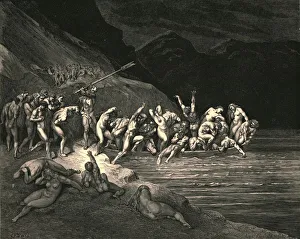 Styx Prints: E en in like manner Adams evil brood, c1890. Creator: Gustave Doré