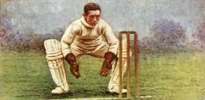 Wicket Gallery: E. J. Smith (Warwickshire), 1928. Creator: Unknown