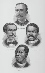 G M Rewell Company Prints: E. P. M'Cabe, John R. Lynch, T