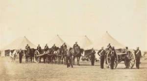 Gun Carriage Collection: E. Troop Royal Horse Artillery, 1860, 1860. Creator: Unknown