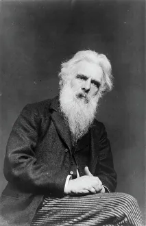 Muybridge Eadweard J Prints: Eadweard Muybridge portrait, between c1890 and c1904. Creator: Frances Benjamin Johnston