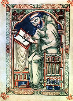 Scribe Prints: Eadwine the Scribe, c mid 12th century