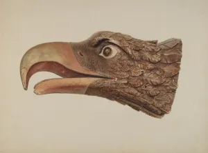 Hoxie Jerome Prints: Eagle, 1935 / 1942. Creator: Jerome Hoxie