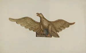 Davis John Prints: Eagle, 1935 / 1942. Creator: John Davis