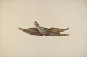 Helen E Gilman Prints: Eagle, c. 1938. Creator: Helen E. Gilman