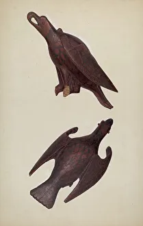 John Collins Prints: Eagle, c. 1940. Creator: John Collins