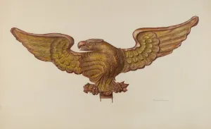 Lowry Mina Prints: Eagle, c. 1941. Creator: Mina Lowry