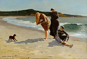 Manchester Collection: Eagle Head, Manchester, Massachusetts (High Tide), 1870. Creator: Winslow Homer