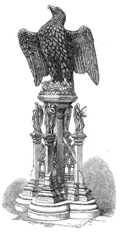 Ecclesiastical Prints: The Eagle lectern in New College Chapel, Oxford, 1864. Creator: Unknown