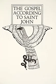 The Eagle of St. John (wood engraving)