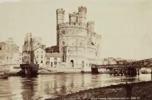 Valentine Prints: Eagle Tower, Caernarvon Castle, between 1870 and 1880. Creator: James Valentine