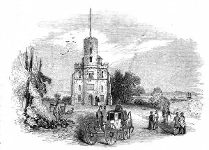 Tourists Gallery: Eaglehurst Tower, Hampshire, 1844. Creator: Unknown