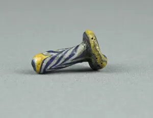 14th Century Bc Gallery: Ear Stud or Bead, Egypt, New Kingdom, Dynasties 18-19 (about 1350-1186 BCE)