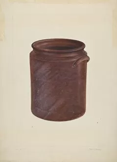 Clyde L Collection: Eardley Jar, c. 1938. Creator: Clyde L. Cheney