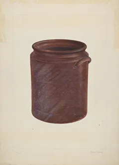 Cheney Gallery: Eardley Jar, c. 1938. Creator: Clyde L. Cheney