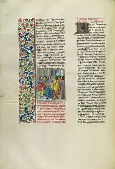 Chronicle Prints: The Earl of Arundel Preparing for the Landing in Bretagne
