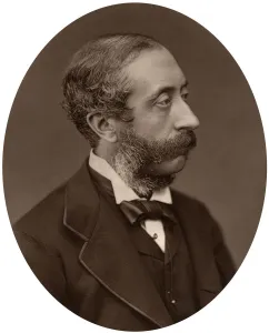 Archaeologist Gallery: Earl of Carnarvon, President of the Society of Antiquaries, 1880.Artist: Lock & Whitfield