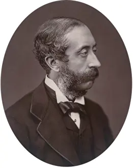 Woodburytype Prints: Earl of Carnarvon, President of the Society of Antiquaries