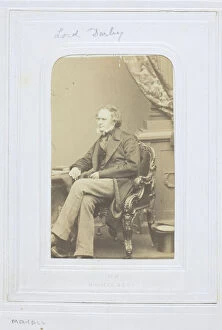 Derby Edward Smith Stanley 14th Earl Of Gallery: The Earl of Derby, 1860-69. Creator: John Jabez Edwin Mayall