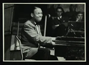 Earl Hines Prints: Earl Fatha Hines at the piano, 1950s. Artist: Denis Williams