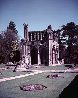 Haig Sir Douglas Prints: Earl Haig's burial place, Dryburgh Abbey