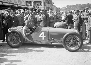 Successful Prints: Earl Howe in his Delage at a BARC meeting at Brooklands, 25 May 1931. Artist: Bill Brunell