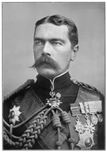 Earl Kitchener of Khartoum, Irish-born British soldier and statesman, in dress uniform