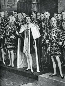 Herald Gallery: The Earl Marshal, heralds, and other officers of arms, coronation of George VI, 12 May 1937
