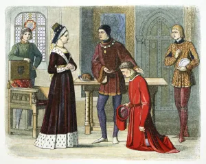 The Earl of Warwick submits to Queen Margaret, 1470 (1864)