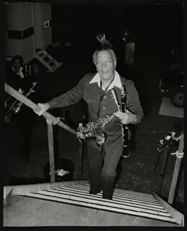 Alto Saxophonist Collection: Earle Warren of the Lionel Hampton Orchestra at the Newport Jazz Festival, Middlesbrough, 1978