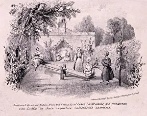 Brompton Prints: Earls Court House, Brompton, London, c1850 Artist: GE Madeley