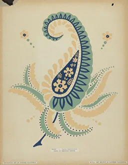 Early Prints: Early Californian Skirt from the portfolio Decorative Art... 1935 / 1942. Creator: Unknown