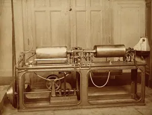 Apparatus Prints: An early cardiograph used by JBA Chauveau, c1890s. Creator: Unknown