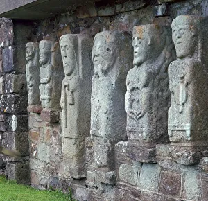 Early Christian Celtic figures, 8th century