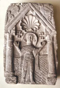 Cairo Prints: Early Coptic Funerary Slab, 3rd-4th century