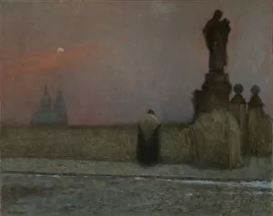 Schikaneder Gallery: Early Evening in Hradcany, 1910-1915