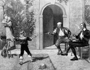 Fencing Prints: Early Lessons, by V. W. Bromley
